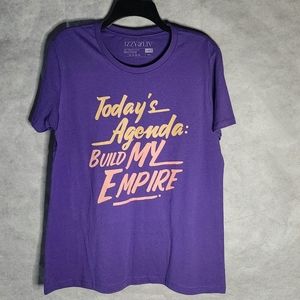 IZZY & LIV Today's Agenda: Build My Empire Graphic T-Shirt